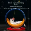 wandering planet cat scratching board galaxy themed sisal toy for boredom relief & furniture protection