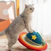 wandering planet cat scratching board galaxy themed sisal toy for boredom relief & furniture protection