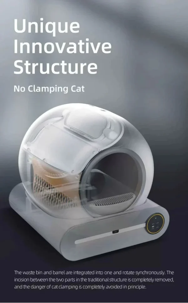 tiktok viral pick! vanillavani smart cat litter box​​ free shipping 🚚 | steel reinforced durability ⚙️ | #1 choice for modern petlovers